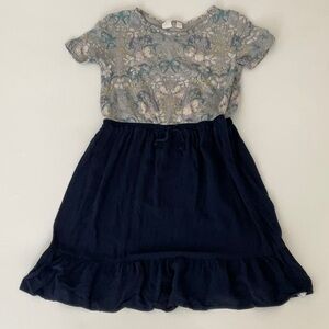 Floral Blue Kids Dress